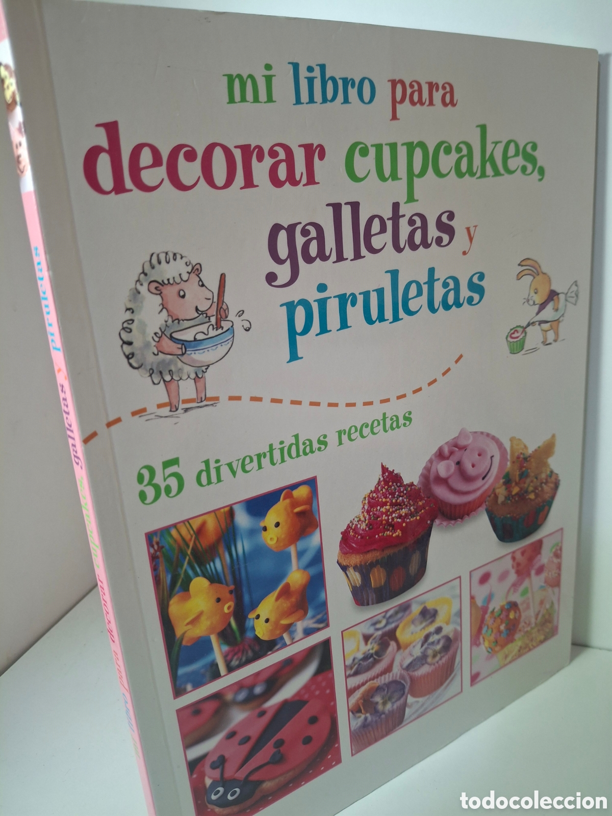 Libros de segunda mano: MI LIBRO PARA DECORAR CUPCAKES, GALLETAS Y PIRULETAS, 35 DIVERTIDAS RECETAS, BLUME, 2013