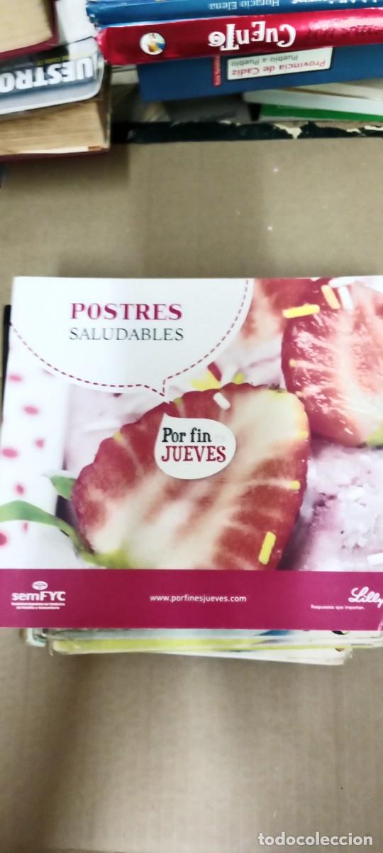 Libros de segunda mano: POSTRES SALUDABLES POR FIN JUEVES LIBRO COCINA CU-1A