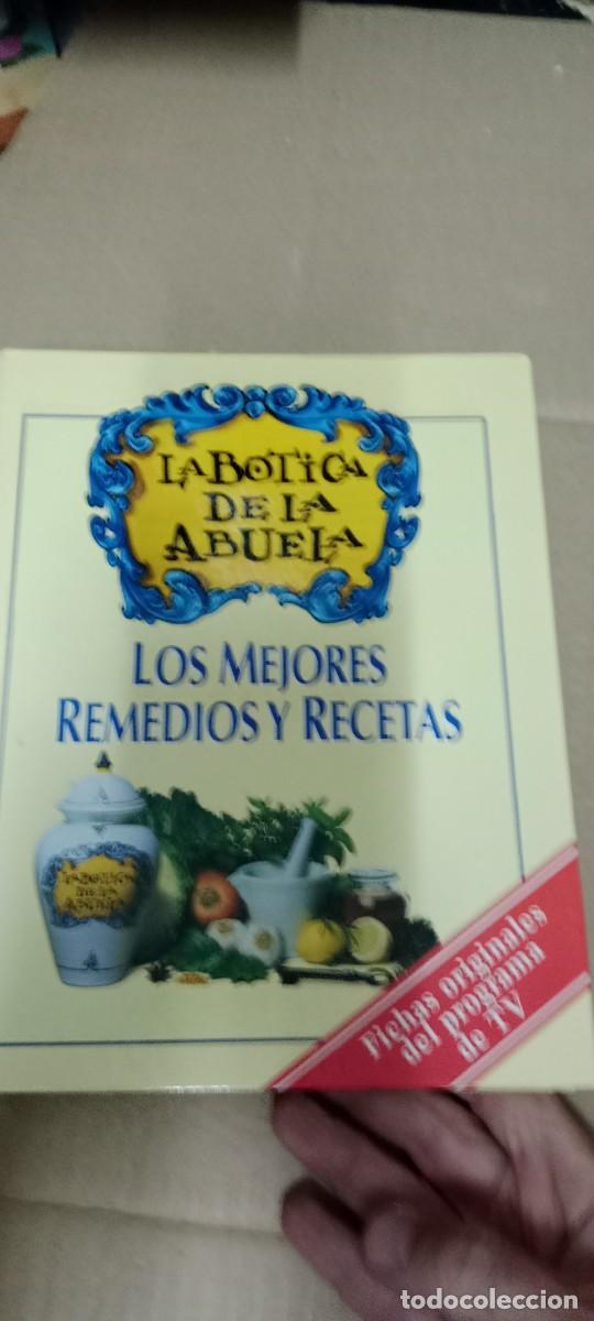 Libros de segunda mano: LA BOTICA DE LA ABUELA LOS MEJORES REMEDIOS Y RECETAS LIBRO CU-1A