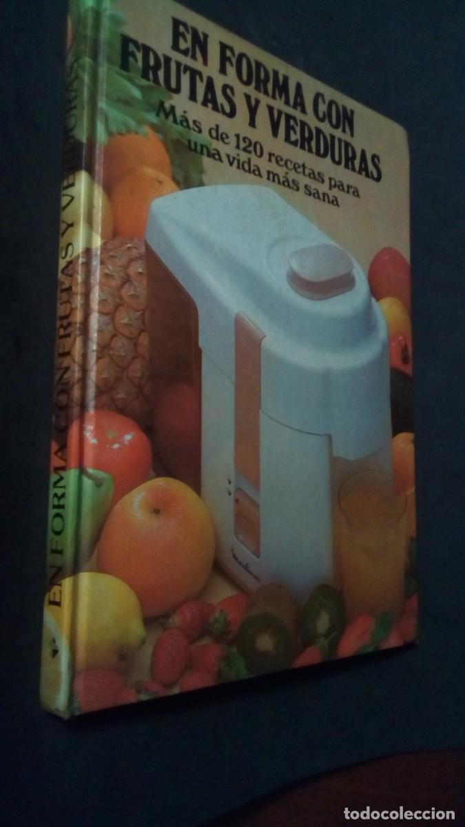 Livros em segunda m&atilde;o: EN FORMA CON FRUTAS Y VERDURAS. M&Aacute;S DE 120 RECETAS PARA UNA VIDA M&Aacute;S SANA.-TAPA DURA-BUEN ESTADO