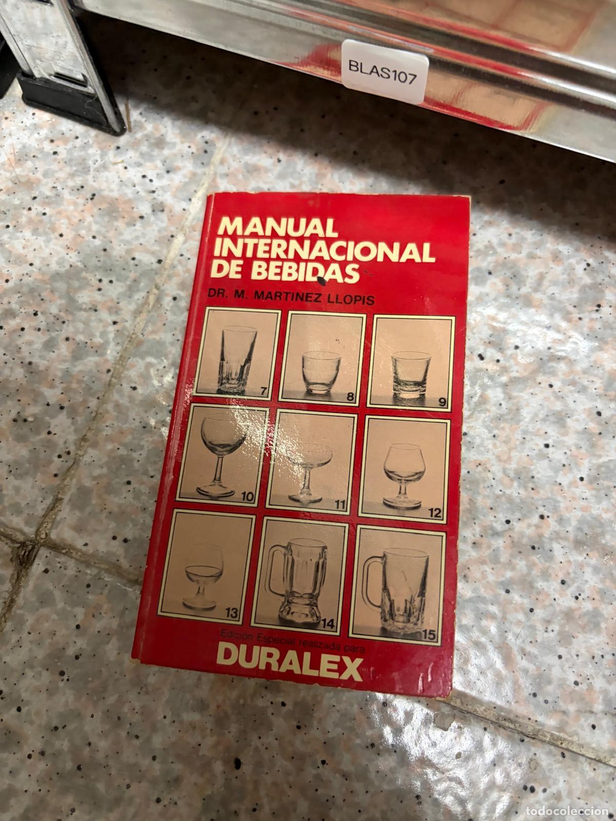 Libros de segunda mano: BLAS107A Manual internacional de bebidas Duralex