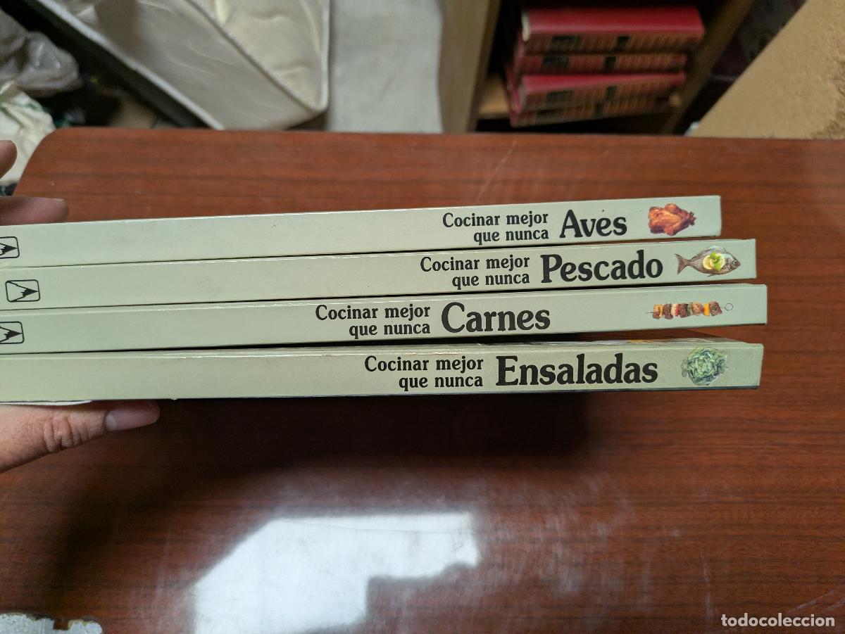 Livros em segunda m&atilde;o: cocinar mejor que nunca 4 volumenes &ndash; everest