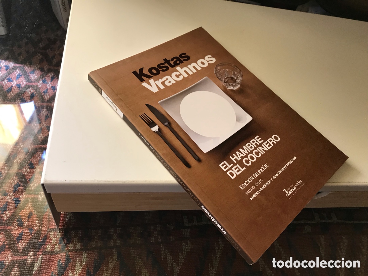 Livros em segunda m&atilde;o: El hambre del cocinero. Kostas Vrachnos. Edici&oacute;n biling&uuml;e. Cosmopo&eacute;tica