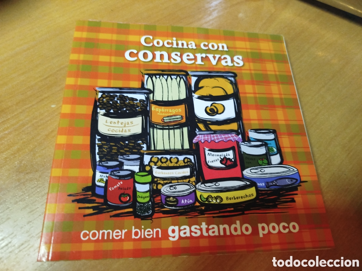 Libros de segunda mano: Cocina con conservas. Comer bien gastando poco. Recetas pr&aacute;cticas.