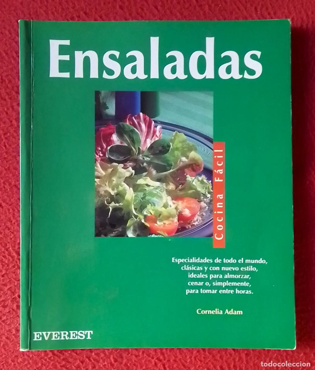 Libros de segunda mano: LIBRO ENSALADAS COCINA F&Aacute;CIL EVEREST CORNELIA ADAM A&Ntilde;O 2000 VER FOTOS Y DESCRIPCI&Oacute;N..ESPECIALIDADES