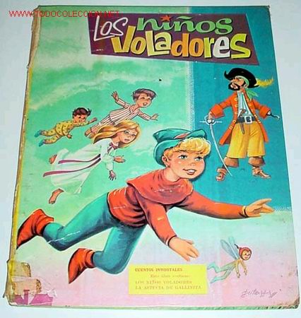 Livros em segunda m&atilde;o: ANTIGUO CUENTO - LOS NI&Ntilde;OS VOLADORES - 1966