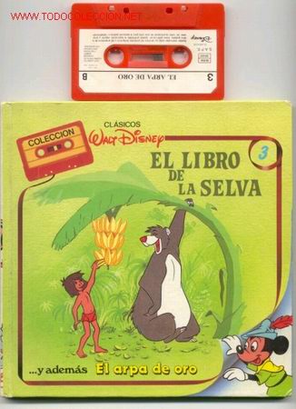 Libros de segunda mano: EL  LIBRO  de la SELVA +Cinta de Casette - Foto 1