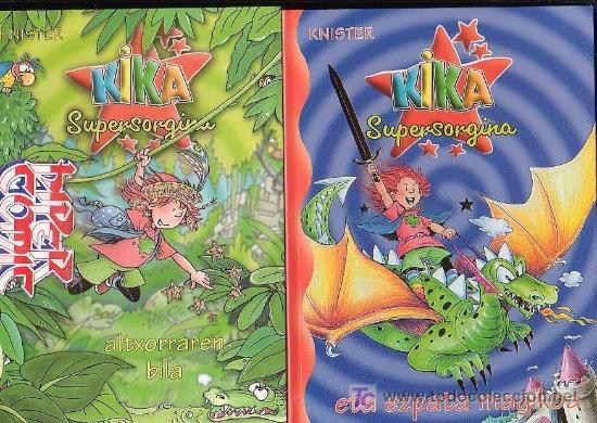 Libros de segunda mano: KIKA SUPERBRUJA - LOTE DE 2 LIBROS ( EN EUSKERA ) - Foto 1