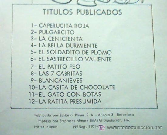 Libros de segunda mano: CUENTO - PULGARCITO - MEDIDAS  - 14 X 10 CM. - Foto 2