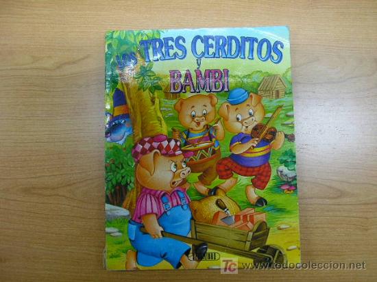 Libros de segunda mano: LOS TRES CERDITOS Y BAMBI, SERVILIBRO - Foto 1