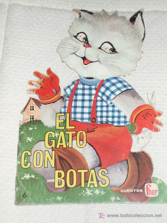 Libros de segunda mano: El gato con botas.Editorial Fher - Foto 1