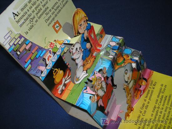 Libros de segunda mano: EL GATO CON BOTAS N&ordm; 2 - CLASICOS PANORAMICOS - EDICIONES CUENTICOLOR - Foto 3