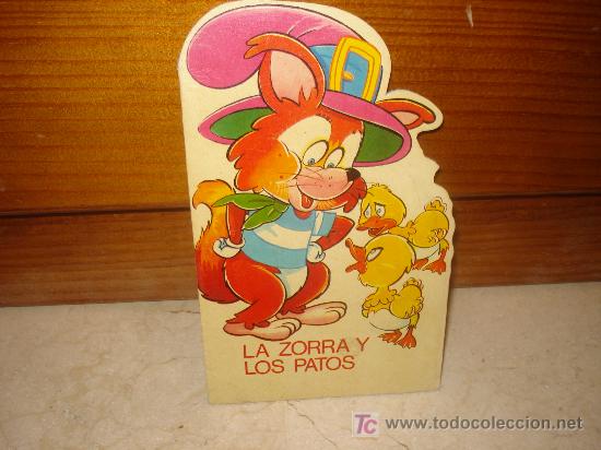 Libros de segunda mano: LA ZORRA Y LOS PATOS - CUENTO TROQUELADO