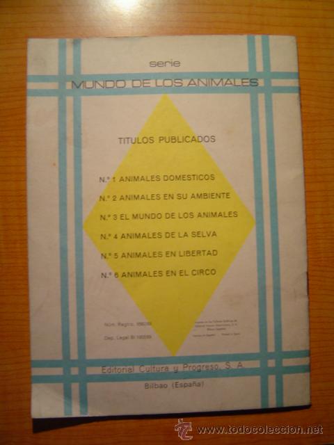 Libros de segunda mano: CUENTO  ANIMALES EN SU AMBIENTE   EDITORIAL CULTURA Y PROGRESO S.A. - Foto 2