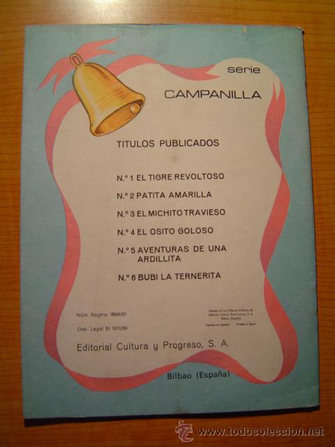 Libros de segunda mano: CUENTO   TIGRE REVOLTOSO  EDITORIAL CULTURA Y PROGRESO S.A. - Foto 2