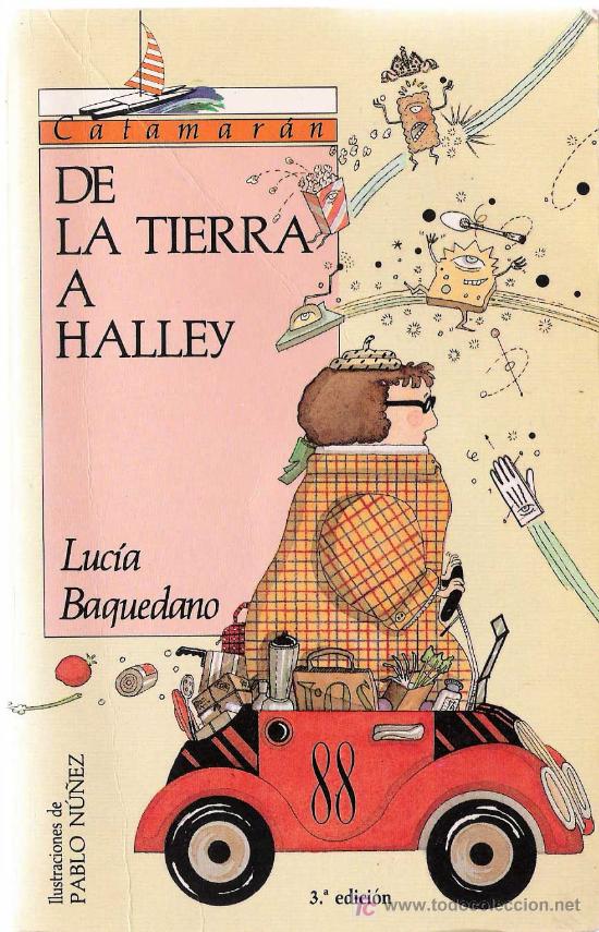 Libros de segunda mano: De la tierra a Halley / Luc&iacute;a Baquedano - Foto 1