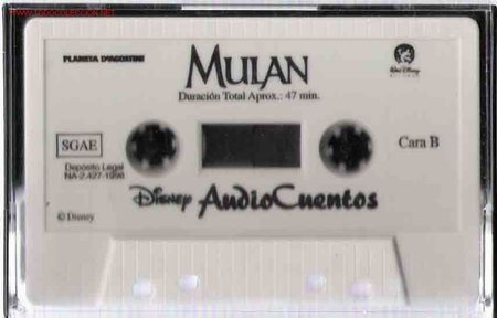 Libros de segunda mano: Casete cuento Mulan - Foto 1
