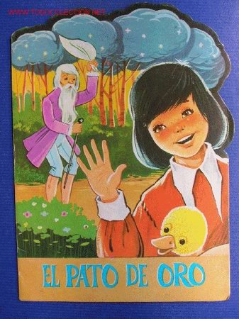 Libros de segunda mano: CUENTO TROQUELADO-EL PATO DE ORO.