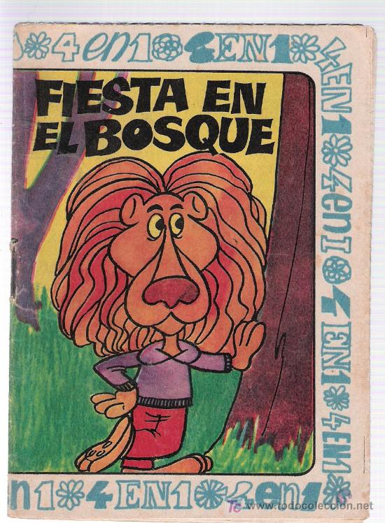 Libros de segunda mano: 4 en 1. Fiesta en el bosque - Foto 1