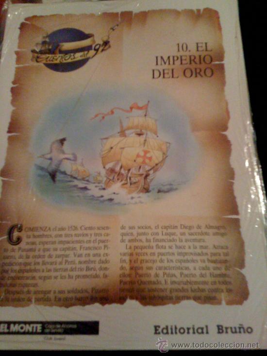 Libros de segunda mano: Cuentos del 92. Fasc&iacute;culo 10: El imperio del Oro. - Foto 1