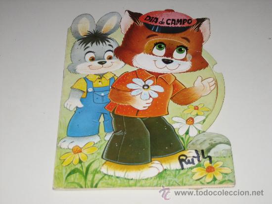 Libros de segunda mano: CUENTO TROQUELADO - UN DIA DE CAMPO - 1980 ED.RAYLU - Foto 1