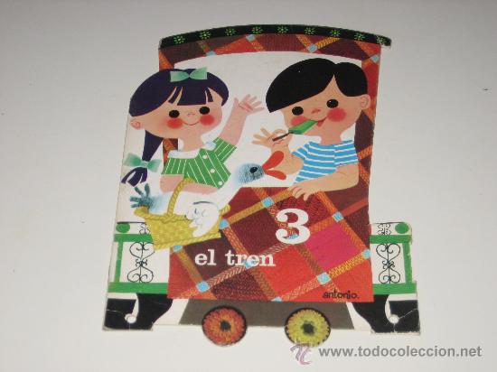 Libros de segunda mano: CUENTO TROQUELADO - EL TREN 3 -ED. ARNALOT 1975 - Foto 1