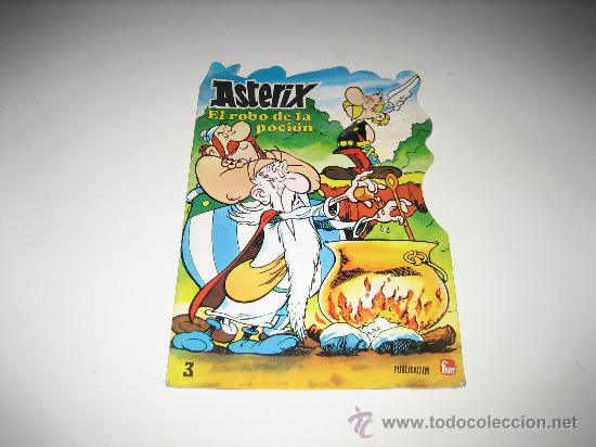 Libros de segunda mano: CUENTO TROQUELADO - ASTERIX EL ROBO DE LA POCION 1981 -ED.ALBERT RENE - Foto 1