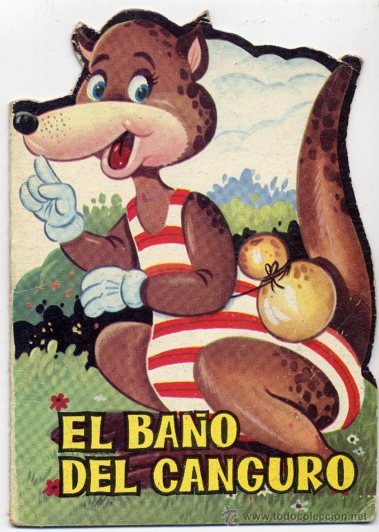Libros de segunda mano: Cuento troquelado. El ba&ntilde;o del canguro. Edit. Ferma, 1966 - Foto 1