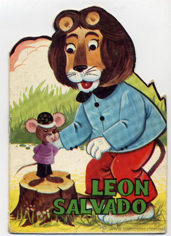 Libros de segunda mano: Cuento troquelado. El le&oacute;n salvado. Edit. Ferma, 1966 - Foto 1