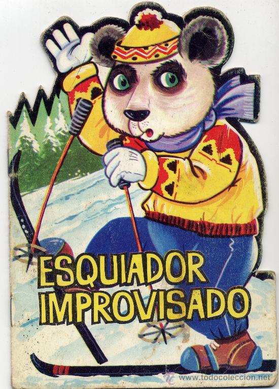 Libros de segunda mano: Cuento troquelado. Edit. Ferma, 1966. Esquiador improvisado - Foto 1