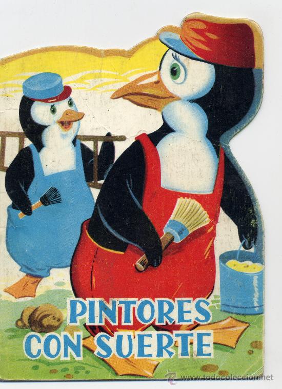Libros de segunda mano: Cuento troquelado. Pintores con suerte.  Edit. Ferma, 1966 - Foto 1