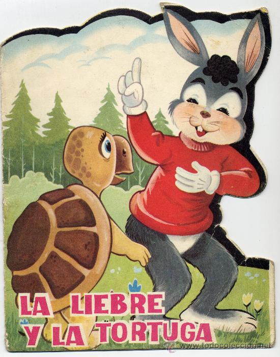 Libros de segunda mano: Cuento troquelado. La liebre y la tortuga. Edit. Ferma, 1966 - Foto 1