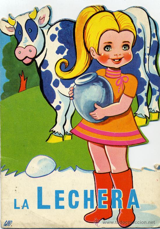 Libros de segunda mano: Cuento troquelado. La lechera. Edit. Fenix, 1969 - Foto 1