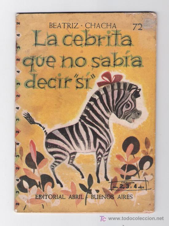 Libros de segunda mano: La cebrita que no sab&iacute;a decir - Foto 1