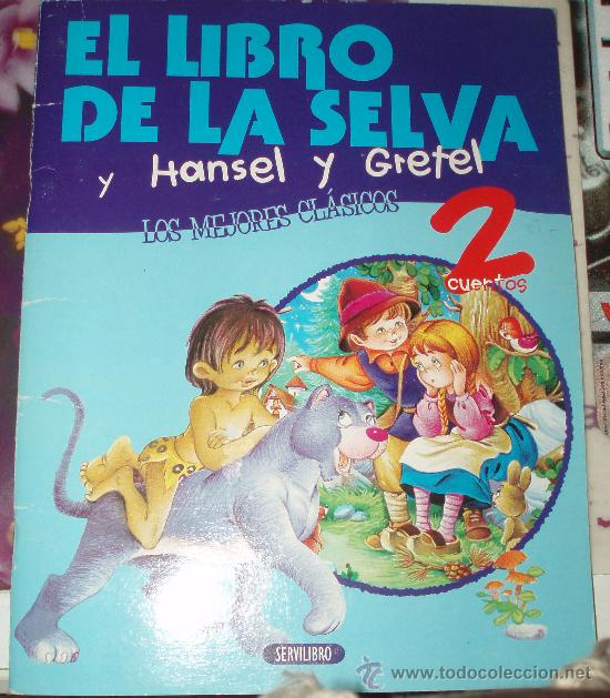 Libros de segunda mano: el libro de la selva y hansel y gretel - Foto 1