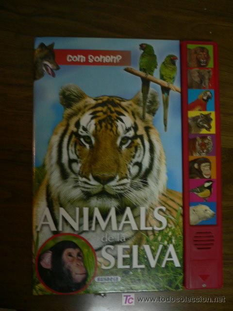 Libros de segunda mano: LIBRO CON SONIDOS  ELS ANIMALS DE LA SELVA  EN CATAL&Aacute;N - Foto 1