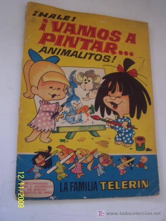 Libros de segunda mano: &iexcl; HALE ! &iexcl; VAMOS A PINTAR... ANIMALITOS !-EDITORIAL BRUGUERA- 1964-