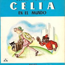 Libros de segunda mano: CELIA EN EL MUNDO / ELENA FORTÚN; ILUSTRACIONES DE H. PALACIOS.. Lote 108928923