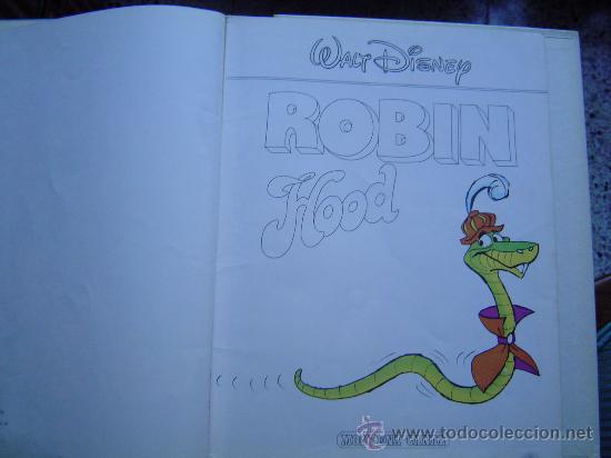 Libros de segunda mano: Cuento  Robin Hood .Walt Disney - Foto 2