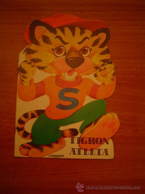 Libros de segunda mano: CUENTO TROQUELADO TIGRON ATLETA - EDICIONES A. SALDA&Ntilde;A - Foto 1