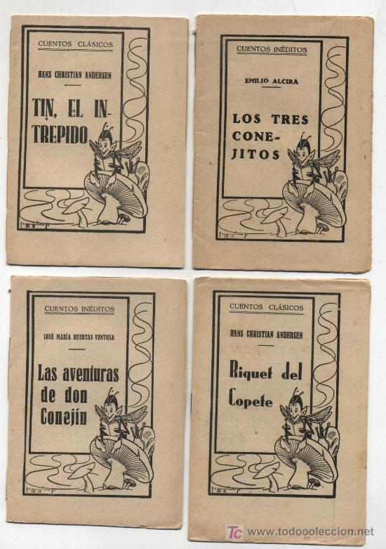 Gebrauchte B&uuml;cher: Lote de 20 cuentos (12x8,5) Cuentos Cl&aacute;sicos y Cuentos In&eacute;ditos.