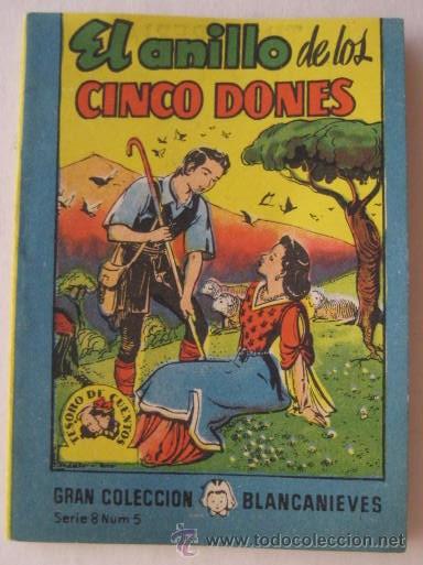 Libros de segunda mano: MINI CUENTO. GRAN COLECCION BLANCANIEVES.- EL ANILLO DE LOS CINCO DONES  -. ENVIO GRATIS&iexcl;&iexcl;&iexcl;