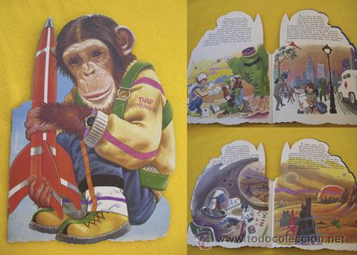 Libros de segunda mano: Antiguo cuento troquelado : THAP CHIMPONAUTA. JANDRO (Dibujos), VALLE Carmen del (Texto). 1961