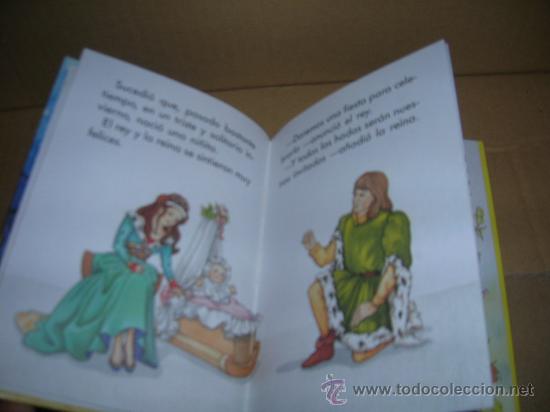 Libros de segunda mano: Cuento de la Coleccion Duendecillo, n&ordm; 6: La Bella Durmiente. Ediciones Salda&ntilde;a, a&ntilde;o 1990. - Foto 3