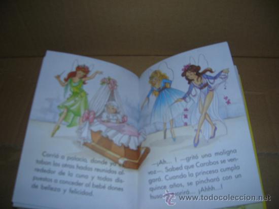 Libros de segunda mano: Cuento de la Coleccion Duendecillo, n&ordm; 6: La Bella Durmiente. Ediciones Salda&ntilde;a, a&ntilde;o 1990. - Foto 4