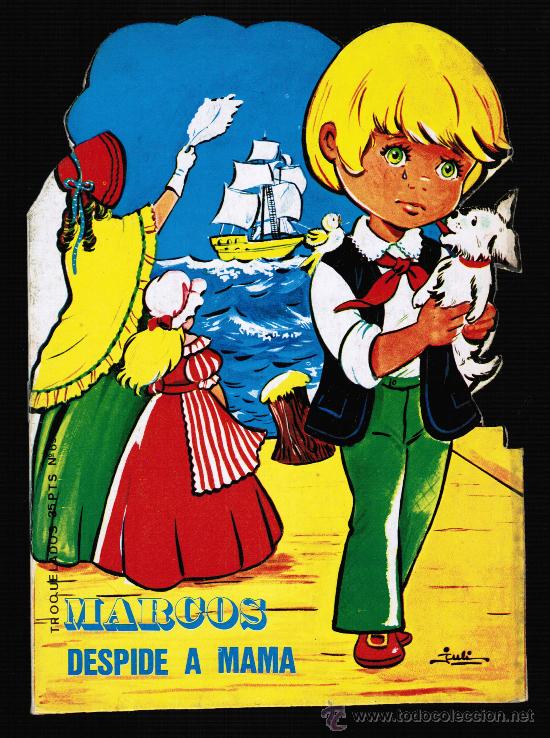 Libros de segunda mano: CUENTO TROQUELADO N&ordm; 69 - MARCOS DESPIDE A MAMA - EDICIONES VILMAR