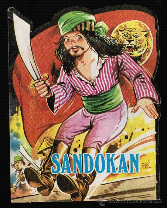 Libros de segunda mano: CUENTO TROQUELADO - SANDOKAN - JUAN FERNANDEZ EDITOR