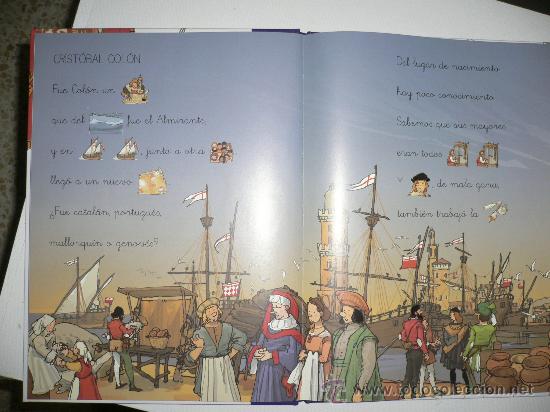 Libros de segunda mano: CRISTOBAL COL&Oacute;N LIBRO CON PICTOGRAMAS - Foto 3