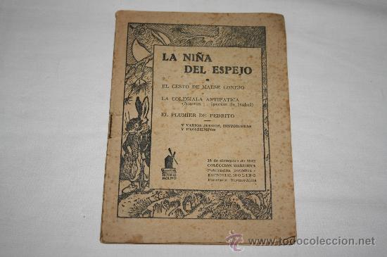 1374- libro con 4 fábulas 'la niña del espejo' - Comprar Libros de