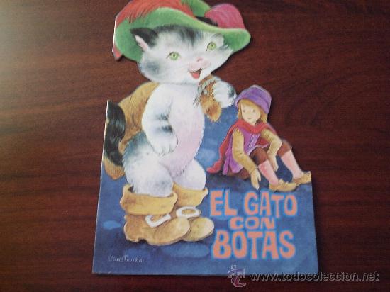 Libros de segunda mano: CUENTO TROQUELADO EL GATO CON BOTAS ILUSTRACIONES CONSTANZA 1984 - Foto 1